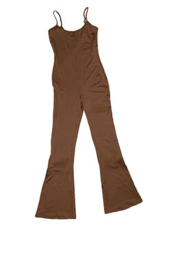 Women's LuFeng Brown Romper Jumpsuit S